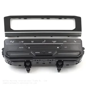 LCD Touch Screen Automatic Air Conditioning Panel Automatic AC Air Conditioning Switch For VW Tiguan MK2 thumbnail-3