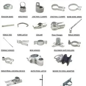 Fence Accessory Steel Clips for Round Post thumbnail-1
