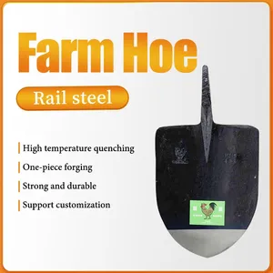 Ghana Heavy Duty Round Point Shovel D-Grip Fiberglass Handle, Round Point Shovel thumbnail-1