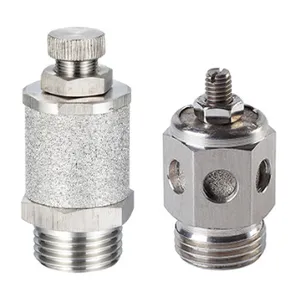 Stainless Steel Throttle Valve Flat Head Muffler thumbnail-5