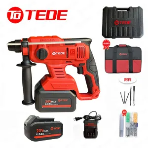 TEDE YD-5092 Brushless Rechargeable Lithium-Ion Electric Hammer Drill / Impact Drill thumbnail-1