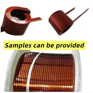 Copper Solid Conductor Shielded Single Flat Enameled Magnet Winding Wire IP67 600V IEC Temperature Electromotor WanZhou Brand thumbnail-4