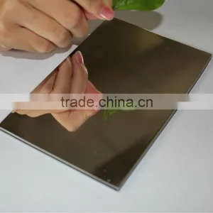 Silver Mirrored Aluminium Sandwich Panel/Aluminum Composite Panel thumbnail-1