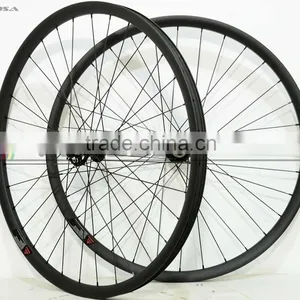 Mountain Bike Hookless XC Offset Tubeless Ready Wide 30mm Carbon Wheelset Clincher Pro 29" Mtb Carbon Asymmetrwheel thumbnail-5
