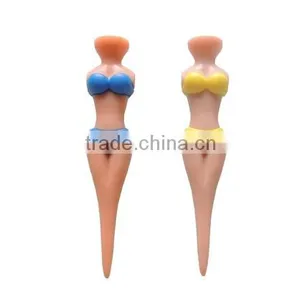 Golf Tee Multifunction Swimsuits Lady Divot Tools Tees Golf Stand Model Bikini thumbnail-1