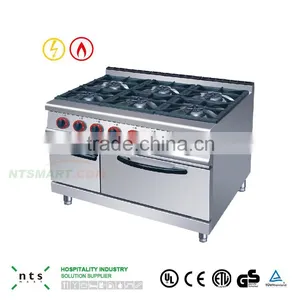 Restaurant Gas Burners(6 Burners) With Electric Oven thumbnail-3