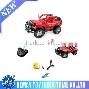 2.4g Building Block rc Truck Building Block rc Car Toy Remote Control Blocks thumbnail-1