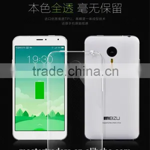 Original HOCO Light Series 0.6mm Ultra Thin Soft TPU Clear Protective Back Cover Case For Meizu MX4 MT-2942 thumbnail-5