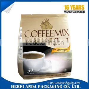 Gravure Pringing Plastic Bag for Instant Coffee Mix Packaging thumbnail-1