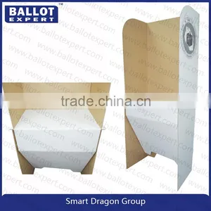 Cheap Folding Corrugate Election Ballot Exhibition Polling Booth in Two Design thumbnail-3