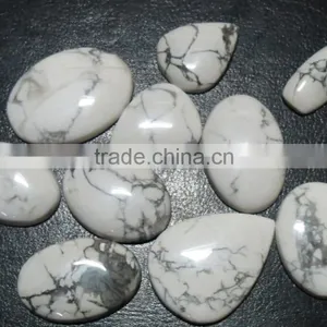 Natural Howlite AAA Grade Gemstone Cabochons thumbnail-6