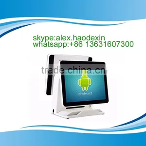 All in One 15 Inch Android Pos Terminal With Dual Screen GSM Touch Pos Terminal GC066 thumbnail-2