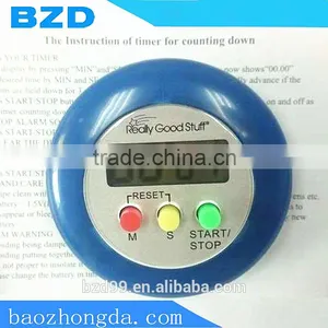 Hot Sports/Kitchen/Beauty Functional 99 Minutes Countdown /Up ABS Plastic Promotional Round Shape Timer thumbnail-1