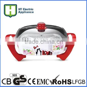 Non-stick Electric Pizza Pan Smokeless Frying Pans thumbnail-5