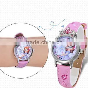 Pretty Cartoon Series Kids Watch Cheap Wholesale Fairy Tales Roles Watch for Children thumbnail-1