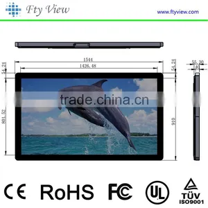 65 Inch Indoor Wall Mounted Digital Signage Advertising Player With Single Version thumbnail-1