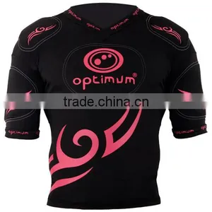Custom Rugby Protection Padded Top Short American Football Pro Combat Compression Gear Padded Protection Wear thumbnail-6