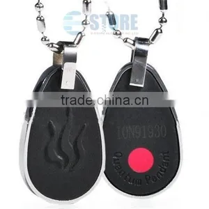 Waterdrop Design Volcano Lava Energy Stone Pendant Bio Quantum Energy Pendants Charms thumbnail-4