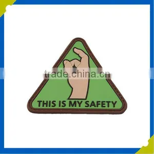 Custom Individual 3D Soft Embossed Minitary Sword Pvc Rubber Patchs thumbnail-4
