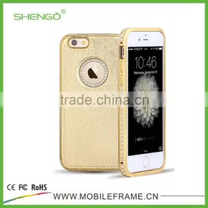 Shengo Crystal With PU Leather Case for IPhone 6 thumbnail-3