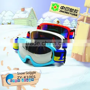 High Quality Snow Skiing Goggles With Spherical Dual PC Lenses thumbnail-1
