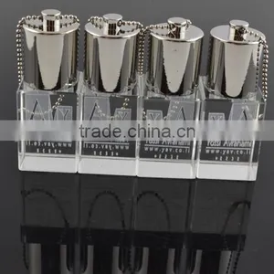 Crystal Usb Flash Drive With Laser Logo for Promotional Gift thumbnail-2