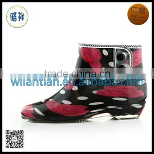 Clear Jelly Rain Boots thumbnail-1