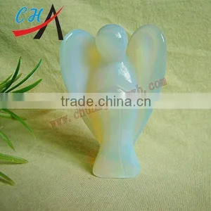 Natural Gemstone Carved Angel Statue/figurine for Decoation thumbnail-2