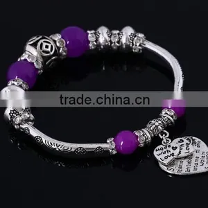 TOP BEST SELLING Wholesale Elegant DIY Heart Bead Bracelet/ thumbnail-3