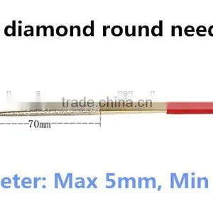 China Cheap New 10pc Different Shapes Diamond Needle File Set Diamond File Set With Plastic Handle thumbnail-5