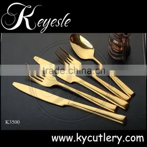Elegant Gold Flatware,stainless Steel Buffet,golden Cutlery Set thumbnail-1