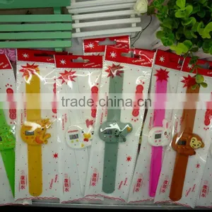 Digital Silicone Snow White Slap Band Watches thumbnail-2