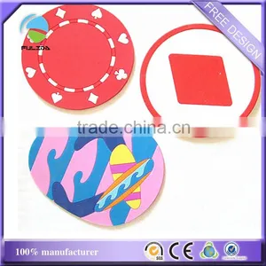 Buy Rubber Soft Pvc Enterprise Logo Burgers Steaks Antislip Cup Coaster thumbnail-5