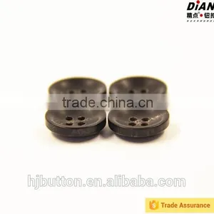 2016 DIAN Round Shape Eco-Friendly Washable Concave Surface Real Clothing Horn Button for Suits thumbnail-1
