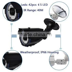 42pcs IR LED Night Vision 2MP 1080P IP Camera Bullet Camera thumbnail-6
