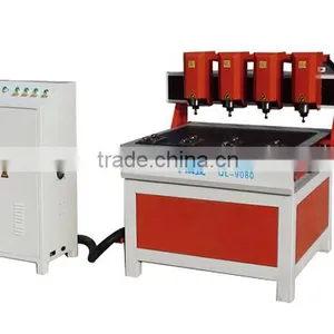 Hot Sale QL- 9080 Independent 4 Spindles 3d Rotary Carving Cnc Router Wood Price Good thumbnail-4