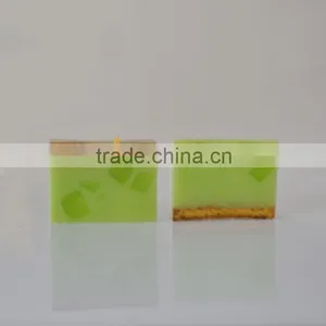 Natural Handmade Aloe Green Soap thumbnail-1