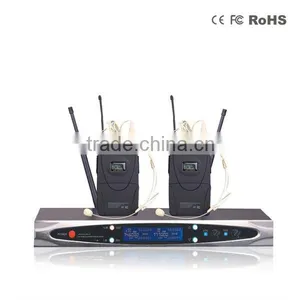 Double Handheld Wireless Microphone for Stage thumbnail-2