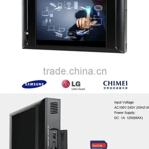 TFT 10" Usb Touch Screen Lcd Monitor, Electronic Advertising Touch Screen Signage, Mini Retail Store Programmable Display thumbnail-3