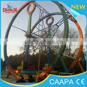 [CHANGDA]2016 Dinorides Kids Rides Amusement Machines Popular Ferris Wheel Ring Car thumbnail-1