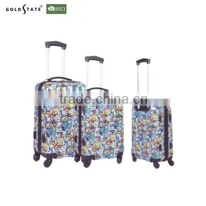 2016 Newst ABC/PC 360 Spinner Wheel Carton Pattern Luggage thumbnail-1