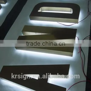 Custom Wall Back Lighted LED Alphabet Letter Backlit 3D Sign thumbnail-5