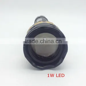 1W Powerful Led With 3D Batteries Zoom Adjustable Flashlight thumbnail-3