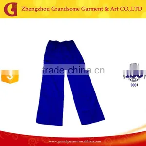 Cheap 100% Cotton Blue Workwear Pants,Working Pantalon Made in China thumbnail-1