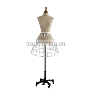 Wholesale Quality Adjustable Fabric Half Body Mannequin Torso thumbnail-4