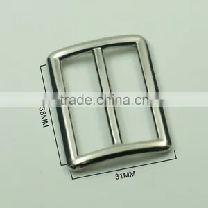 Eco-friendly Zinc Alloy Fashion Metal Curved Tri-glide Buckle for 38mm Belts thumbnail-2