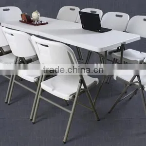 60-Inch Length Blow Molded Plastic Folding Table thumbnail-2