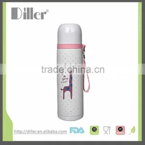Wholesales Price Lovely Cartoon 500ML Vacuum Flask China 16oz thumbnail-2