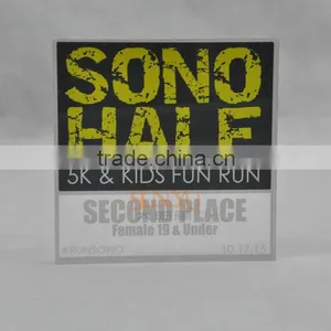 The First Place Honour Acrylic Award Plaque Back Printing thumbnail-4