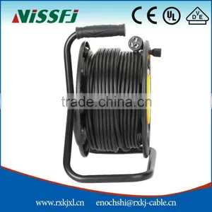 Hand Wound Retractable Ethernet Cable Reel thumbnail-2